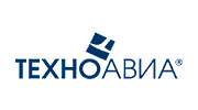 Логотип компании Техноавиа - клиент партнера фирмы 1С ООО "Эксперт".
